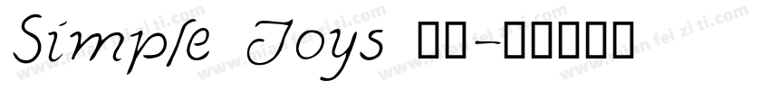 Simple Joys 字体字体转换